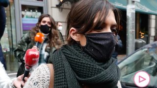 Sara Carbonero a su salida del restaurante / Gtres