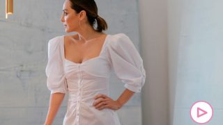 Tamara Falcó, posando con ropa de su colección / TFP