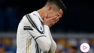 Cristiano Ronaldo se lamenta durante un partido con la Juventus / Gtres