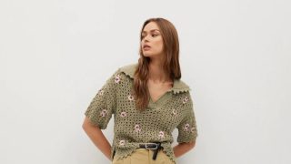 El polo de crochet de Mango es toda una obra de arte artesanal