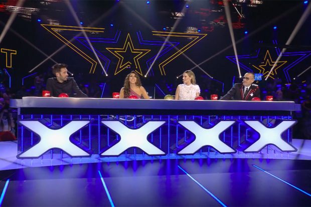 Jurado de 'Got Talent' al completo -Dani Martínez, Paz Padilla, Edurne y Risto Mejide-./Telecinco