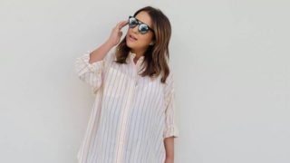 La camisa oversise de Stradivarius de Paula Echevarría ideal para premamás