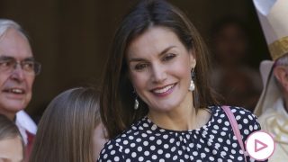 La Reina Letizia durante la misa de Pascua de 2018 / Gtres