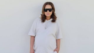 Descubrimos con Paula Echevarría el chándal de maternidad de H&M