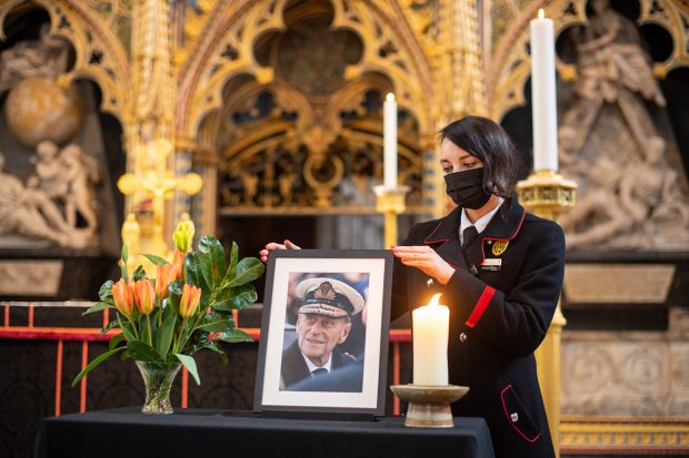 Homenaje al duque de Edimburgo./Gtres