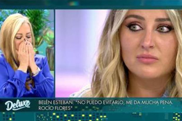 Belén Esteban en 'Sábado Deluxe'./Telecinco