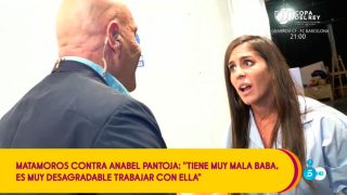 Anabel Pantoja durante una discusión con Kiko Matamoros / Telecinco