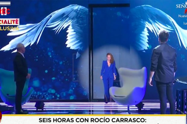 Rocío Carrasco durante la entrevista el pasado miercoles./'Socialité'