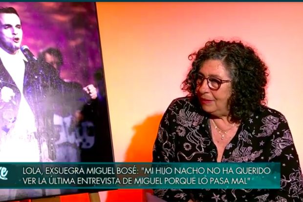 Lola Madina, madre de Nacho Palau arremete contra el cantante./Telecinco