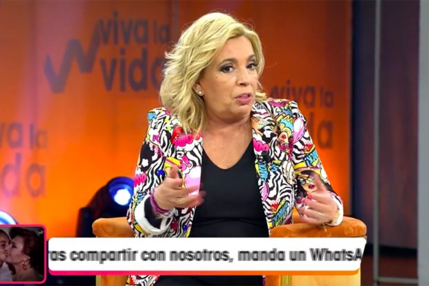 Carmen Borrego en 'Viva la Vida'./Telecinco
