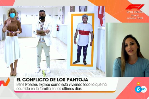 Irene Rosales se recuepra favorablemente de su operación./Telecinco