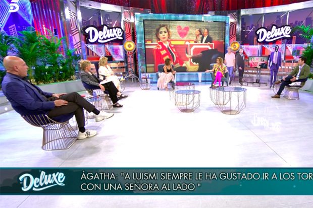 Ágatha Ruiz de la Prada en 'Sábado Deluxe'./Telecinco