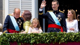 La Familia Real Española, junto al rey Juan Carlos I / Gtres