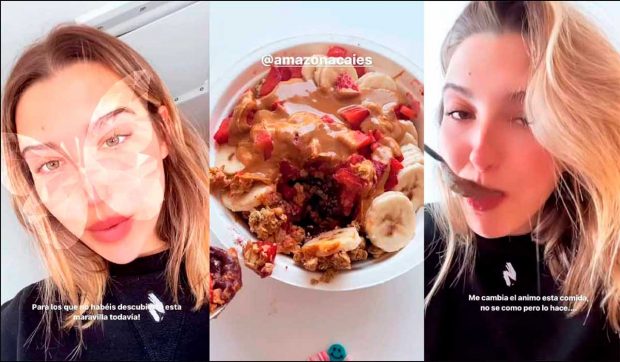Alba Díaz está 'in love' con el açai bowl / Instagram