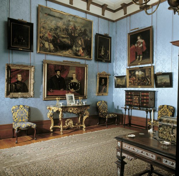 Interior de una de las estancias del palacio de Liria./Gtres
