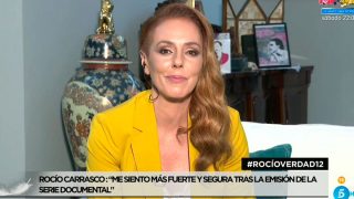 Rocío Carrasco ha reaparecido este miércoles en Telecinco / Telecinco