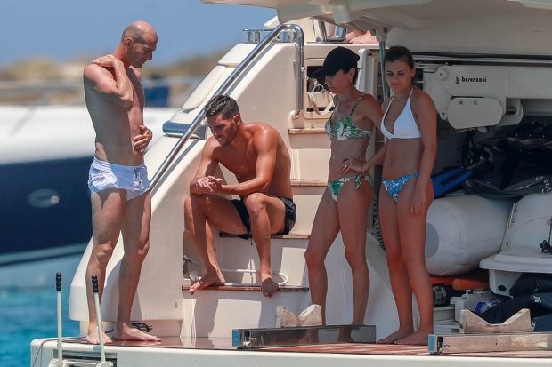 Zidane y su familia, en Ibiza / Gtres