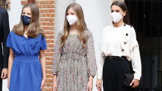 De rebajas y sin escote, este es el vestido de Mango de la Infanta Sofía