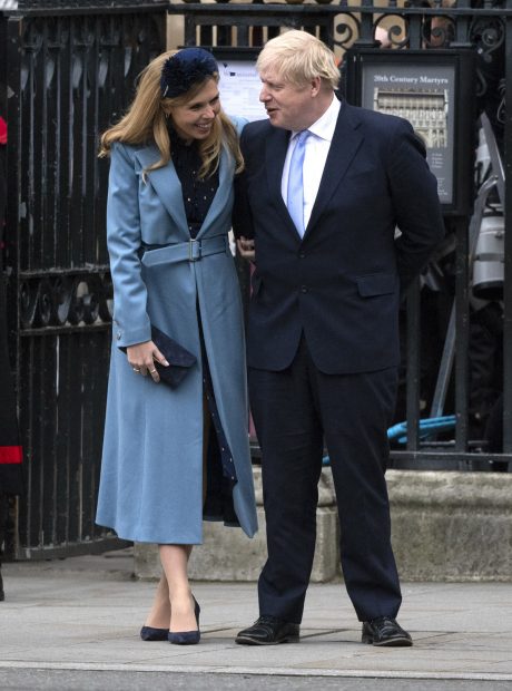 Boris Johnson y Carrie Symonds en una imagen de archivo./Gtres