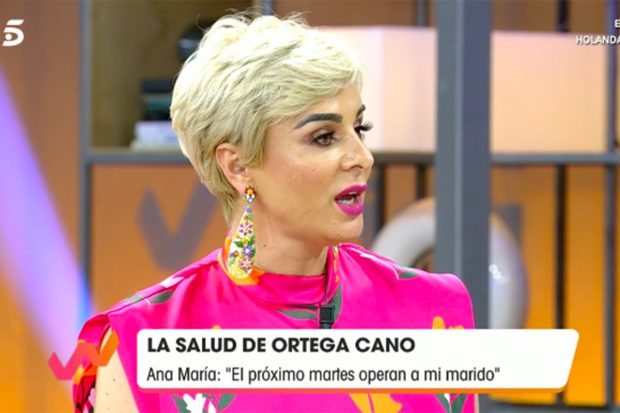 Ana María Aldón ha contado en 'Viva la vida' que José Ortega Cano será operado el próximo martes./Telecinco
