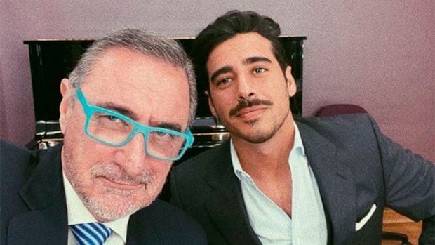 Carlos Herrera y su hijo Alberto Herrera Montero