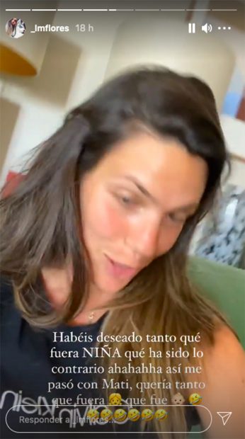 Laura Matamoros ha revelado el sexo del bebé que espera./Instagram @_lmflores