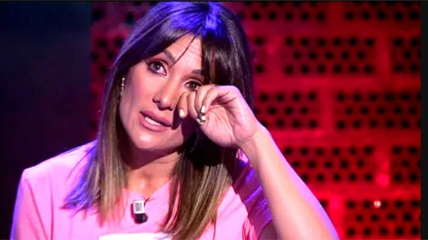 Nagore Robles se emociona en directo / Telecinco