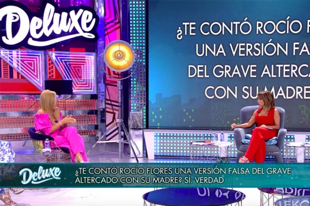 Belén Esteban y María Patiño en 'Viernes Deluxe'./Telecinco