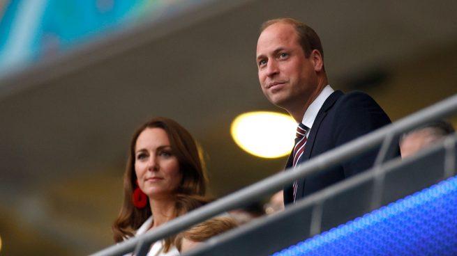 Kate Middleton y Guillermo de Inglaterra, durante la final de la Eurocopa 2020 / Gtres