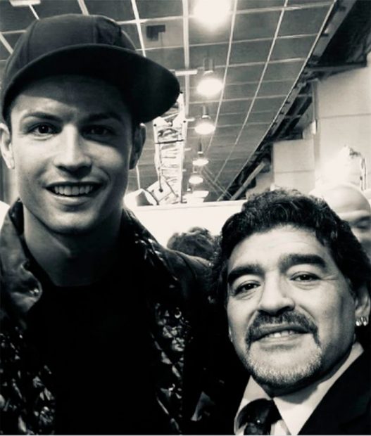 Cristiano Ronaldo, Maradona
