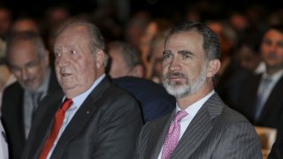 El Rey Felipe y su padre en una imagen de archivo / Gtres