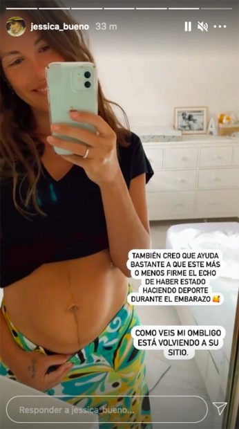Jessica Bueno ha confesado que ha practicado deporte durante su embarazo./Instagram @jessica_bueno