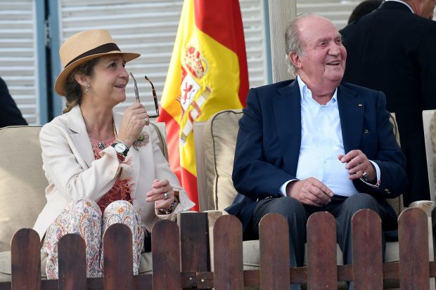 La infanta Elena y el rey Juan Carlos / Gtres