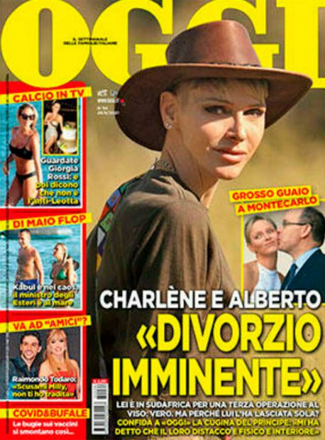 La revista Oggi publica una entrevista con la tía de Alberto de Mónaco donde apunta que se va a divorciar de Charlene pronto 