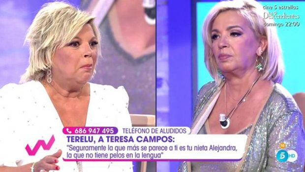 Carmen Borrego y Terelu Campos se han visto las caras en 'Viva el verano'./Telecinco