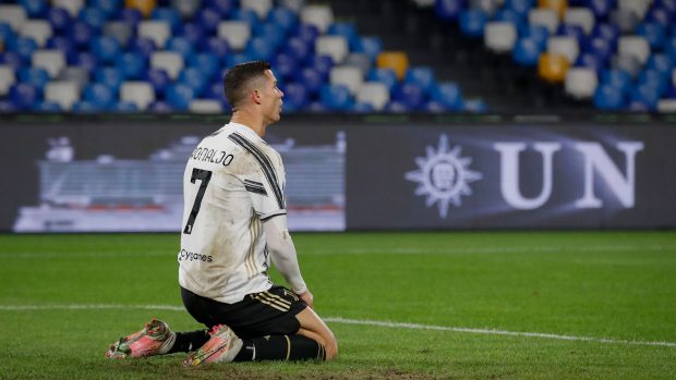 Cristiano Ronaldo se lamenta durante un partido con la Juventus / GTRES