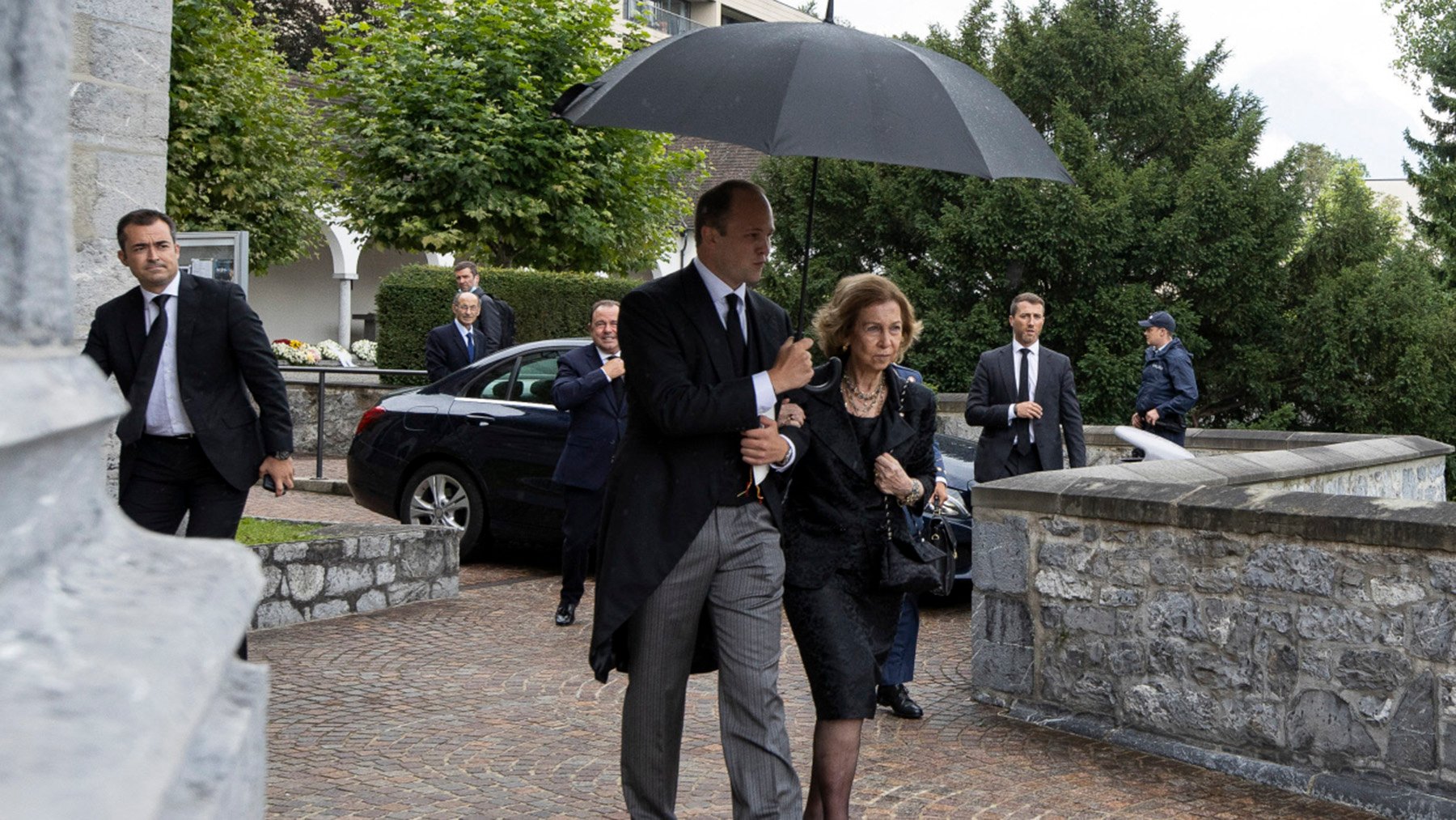 La Reina Sofía despide con tristeza a Marie de Liechtenstein