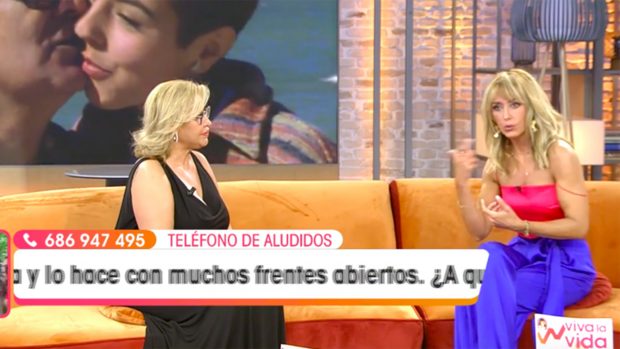 Raquel Mosquera y Emma García en 'Viva la Vida'./Telecinco