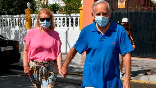 Gloria Mohedano y José Antonio han visitado el santuario de Nuestra Señora de Regla / Gtres