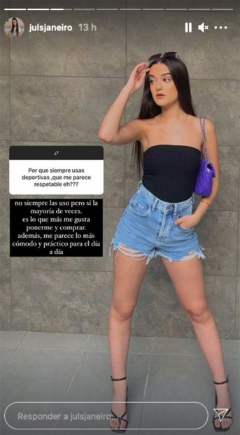 La hija de Jesulín de Ubrique se está convirtiendo en toda una 'influencer'./Instagram @julsjaneiro