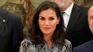 Podemos ser la Reina Letizia por un día con un vestido de Mango Outlet que está de oferta, copiando a la perfección uno de sus looks