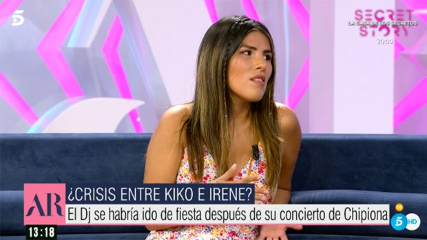 Isa Pantoja ha hablado sobre la supuesta infidelida de su hermano a Irene Rosales en 'El programa de Ana Rosa'./Telecinco