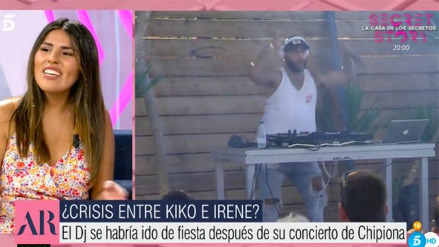 Isa Pantoja este jueves en 'El programa de Ana Rosa'./Telecinco