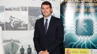 Iker Casillas ha reaparecido frente a los medios en la Inauguración de la III Liga Nacional de Retos en el Ciberespacio/ Gtres