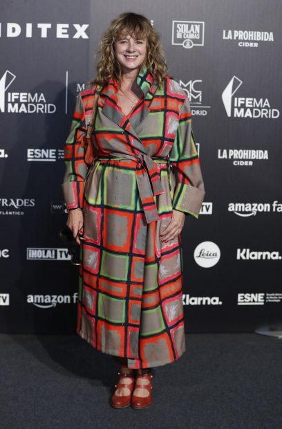 Emma Suárez en la Mercedes-Benz Fashion Week de Madrid./Gtres