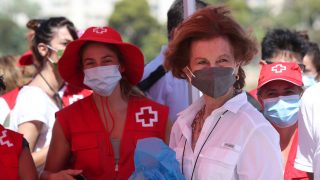La Reina Sofía recogiendo basura en Alicante / Gtres