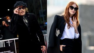 Johnny Depp y Jessica Chastain, en el Festival de Cine de San Sebastián / Gtres