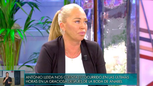 Belén Esteban ha contado en 'Sábado Deluxe' la conversación que tuvo con Kiko Rivera./Telecinco