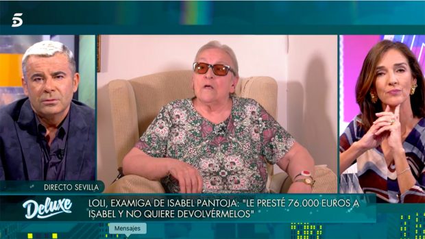 Loli, la quiosquera se ha mostrado dolida con Isabel Pantoja./Telecinco