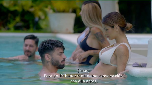 Isaac y Bela hablan sobre su romance./Telecinco